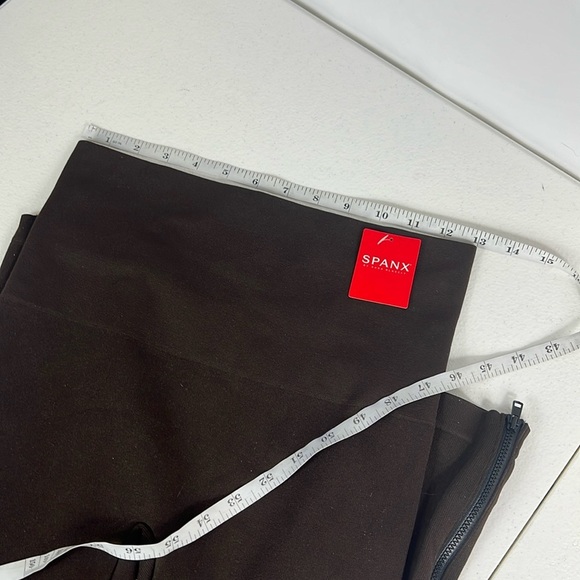 Spanx Sz Large Seamless Side Zip Leggings Brown Style A297851 NWT - Picture 7 of 10